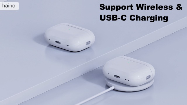 Wireless Charging Case Compatible with AirPods Pro 2nd & 1st